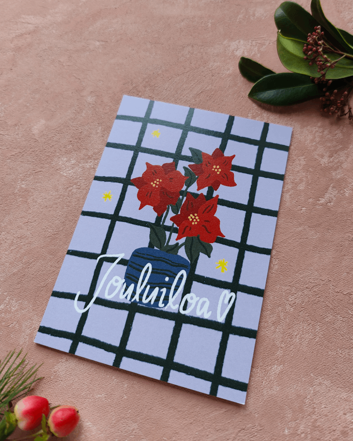 Joulutähti | Joulukortti