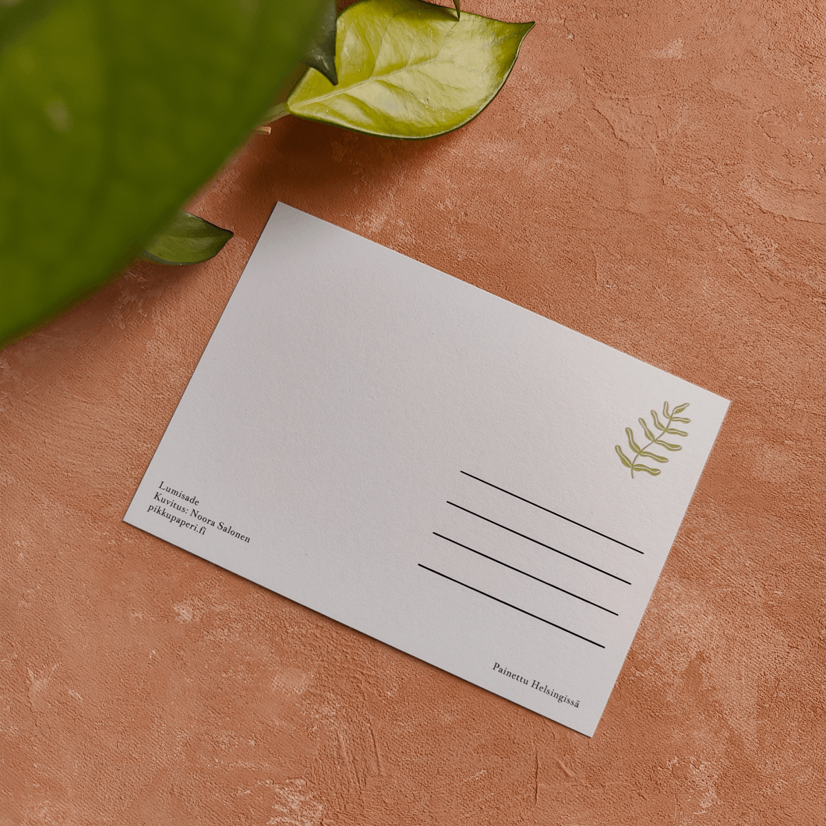 Lumisade | Joulukortti