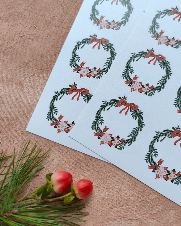 Joulukranssi | Pakettitarrasetti A5