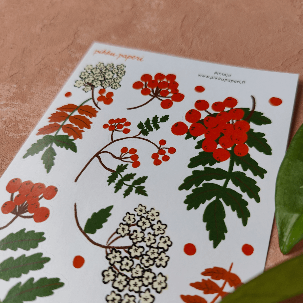 Pihlaja | Tarra-arkki