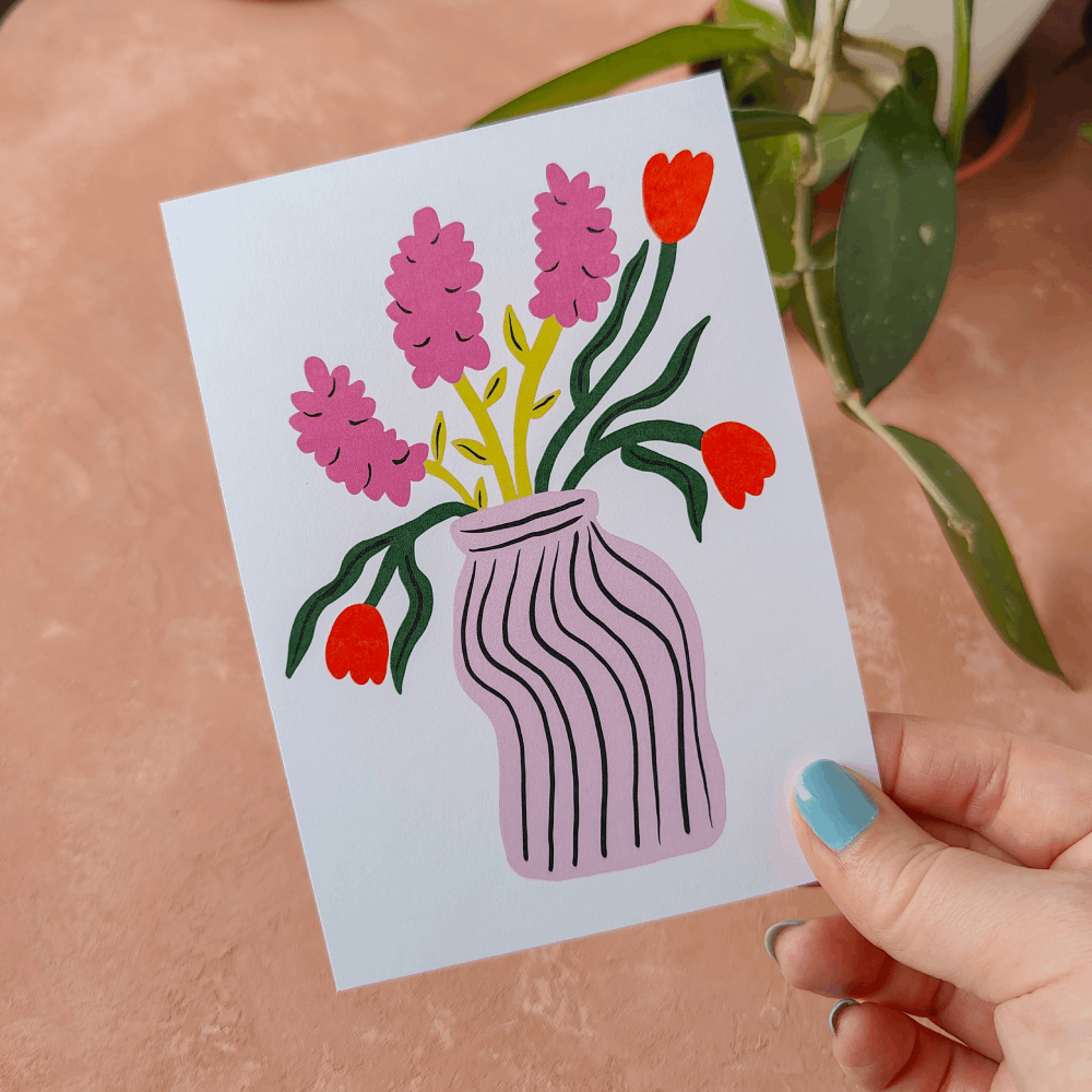 Kimpullinen iloa | Postikortti