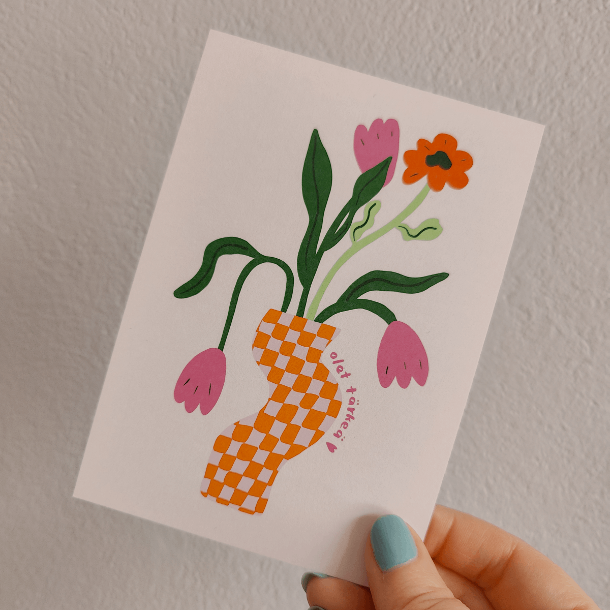 Olet tärkeä | Postikortti