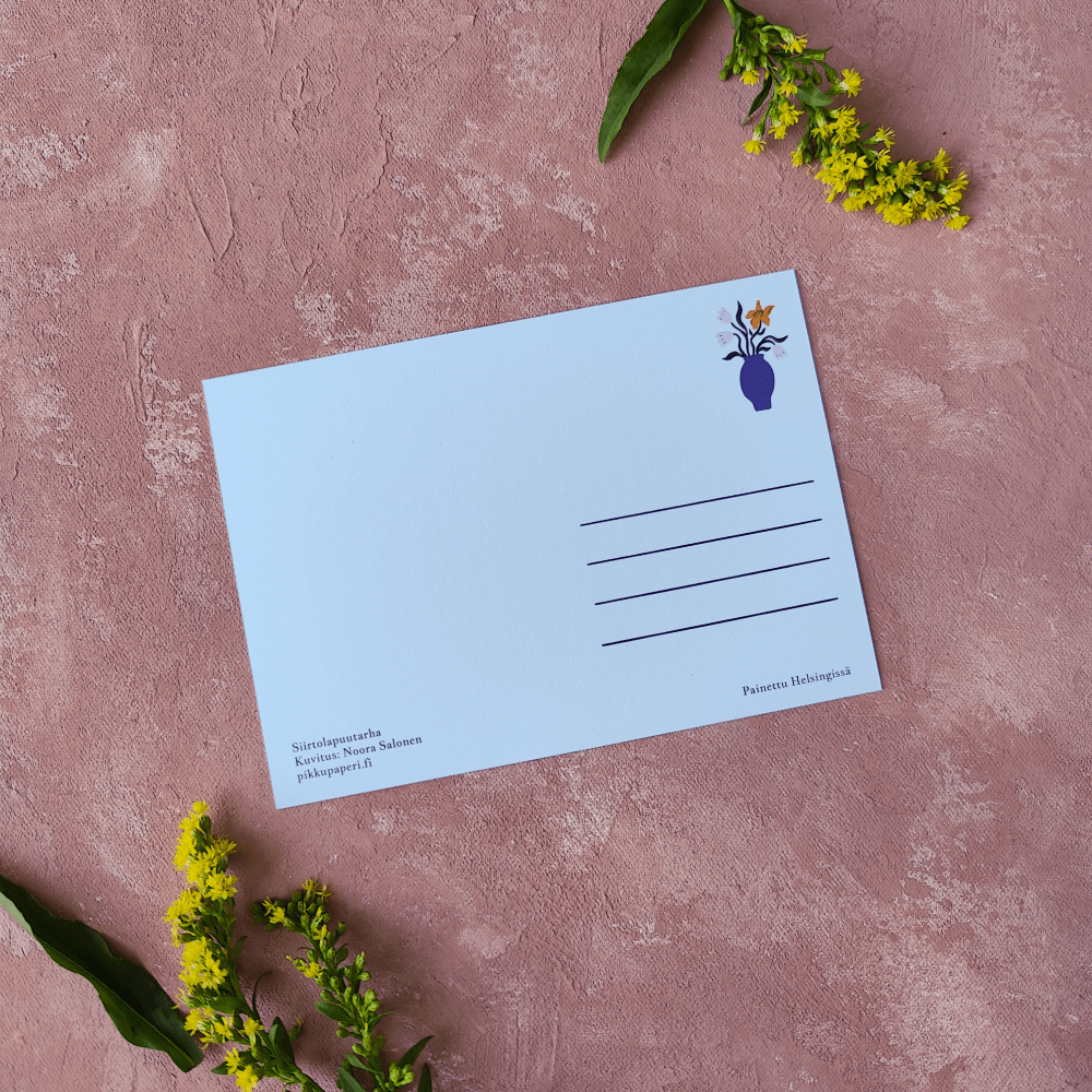 Siirtolapuutarha | Postikortti