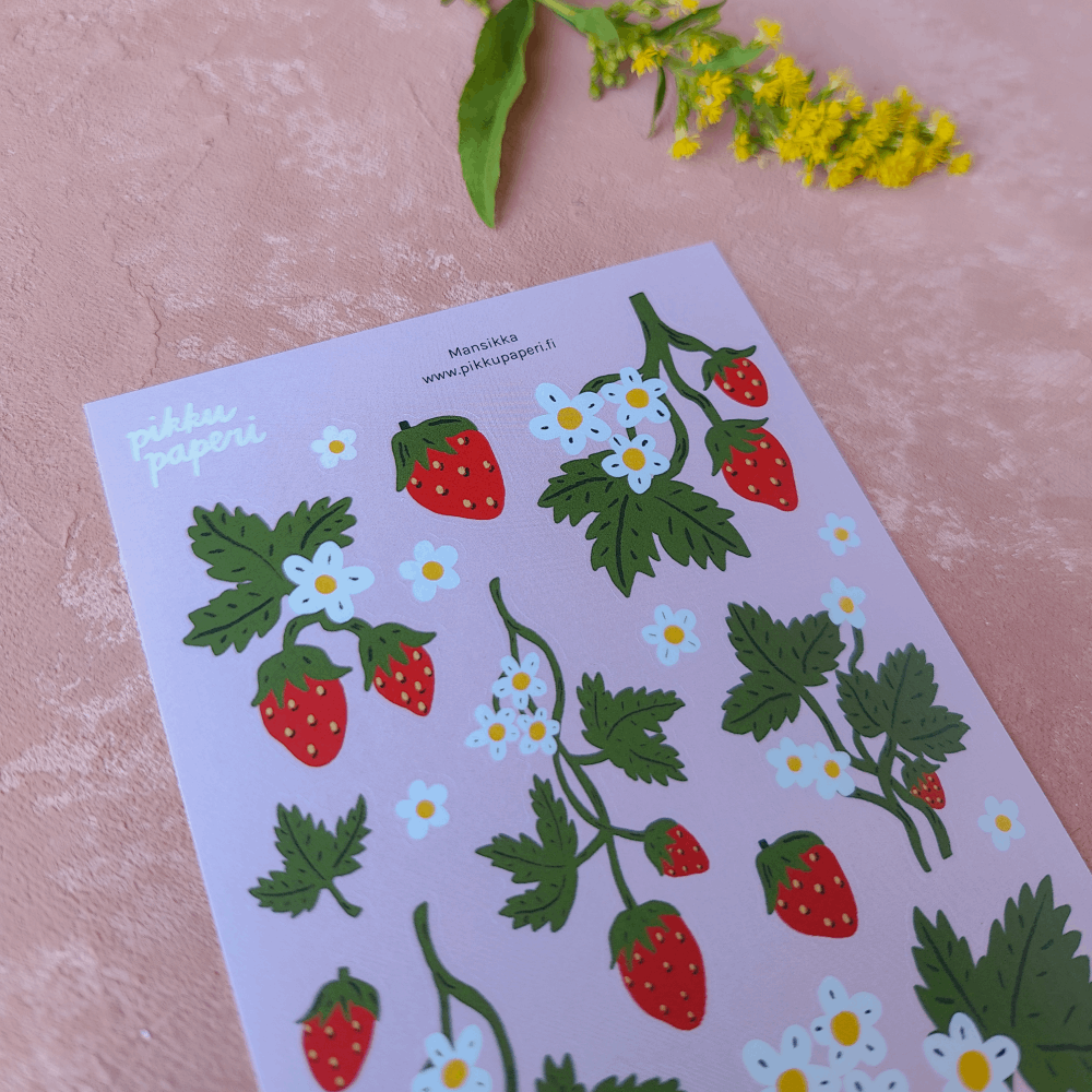 Mansikka | Tarra-arkki