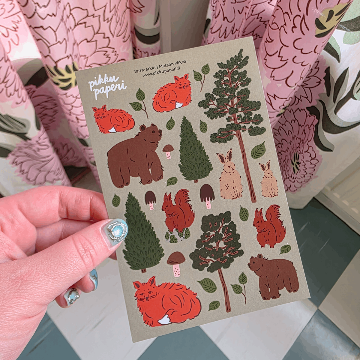 Metsän väkeä | Tarra-arkki