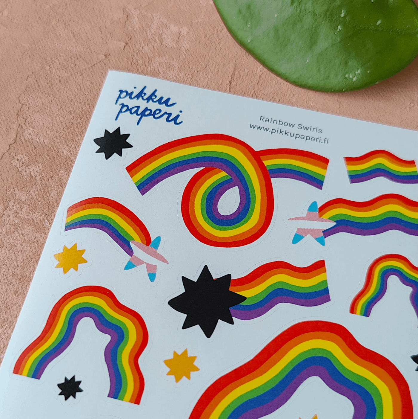 Rainbow Swirls | Tarra-arkki