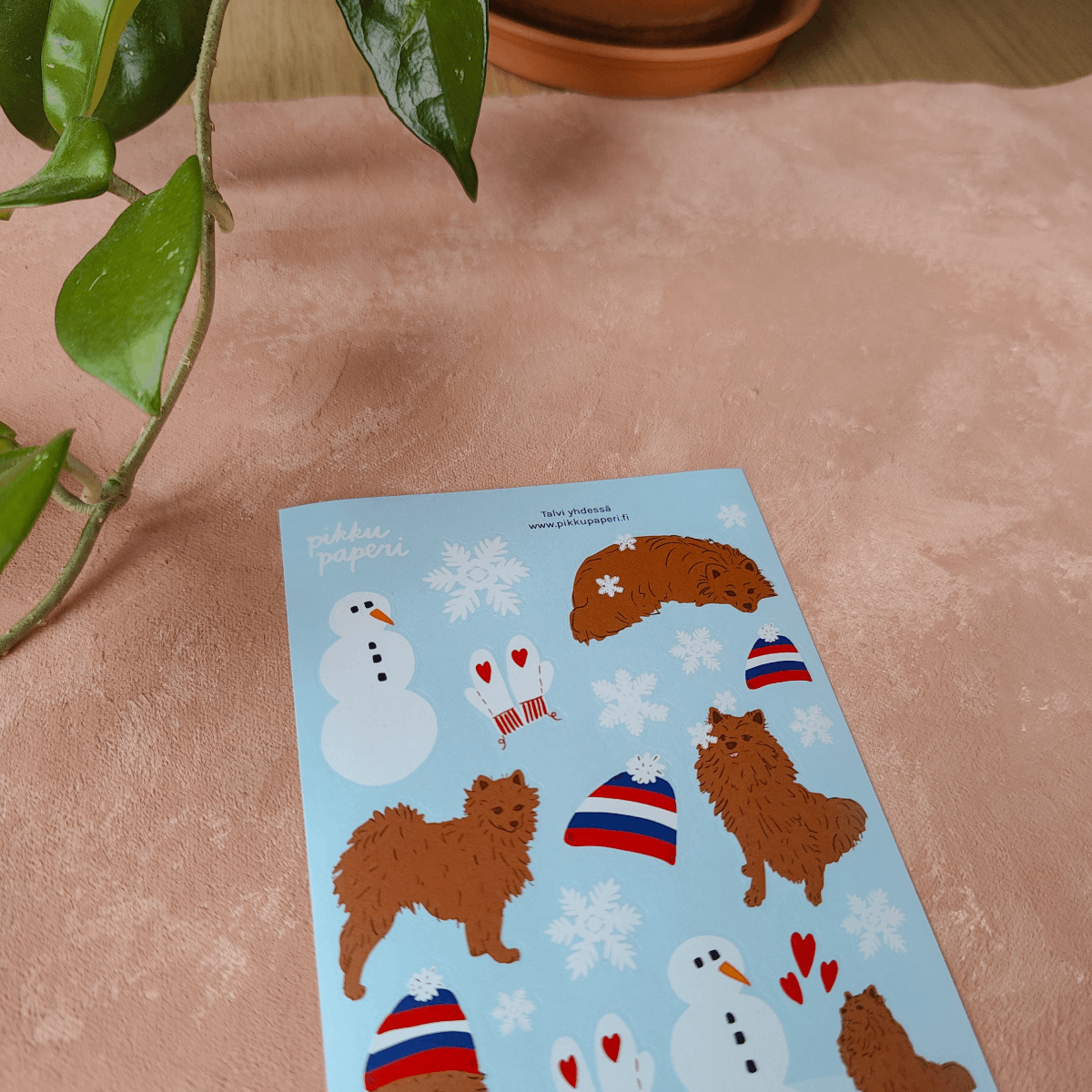 Talvi yhdessä | Tarra-arkki