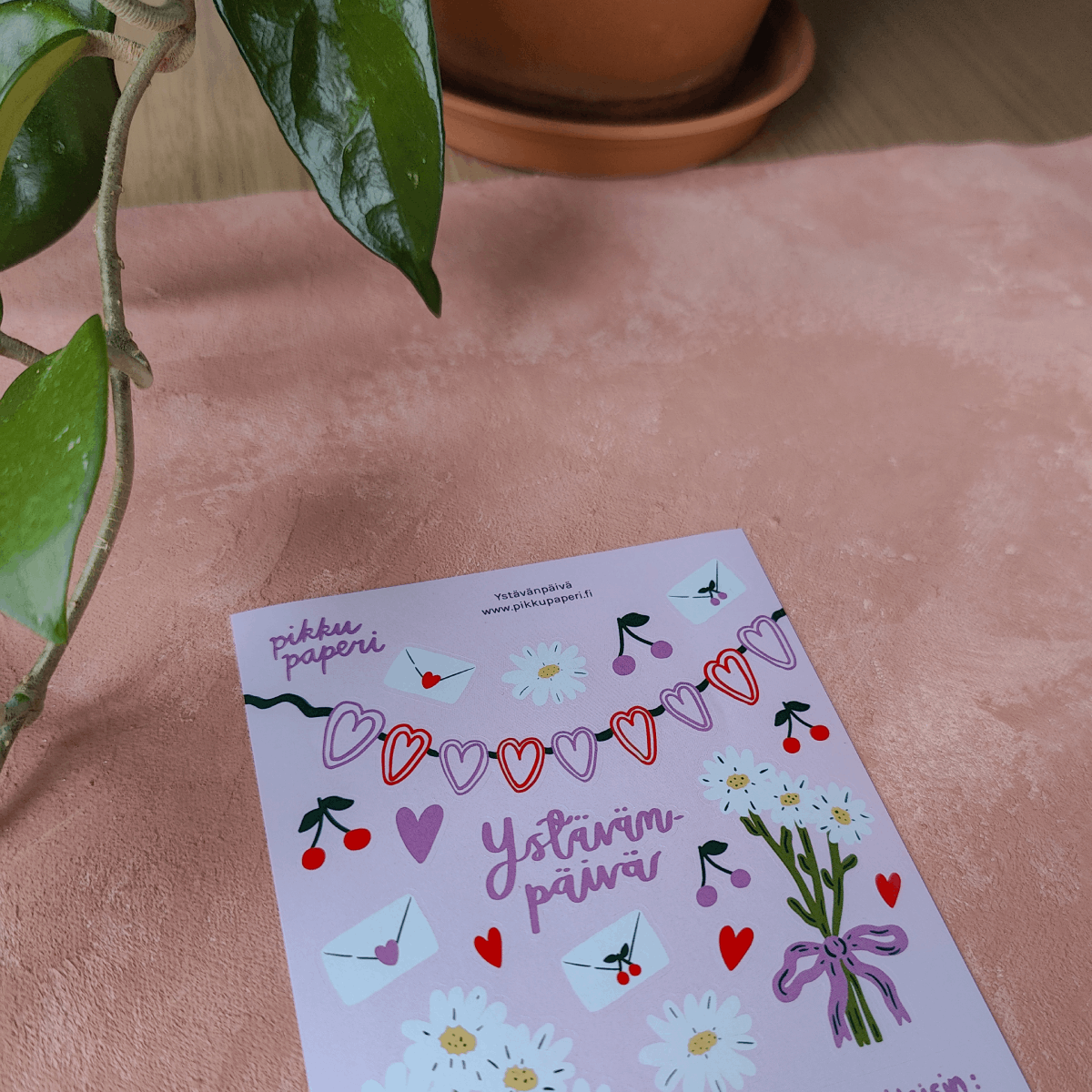 Ystävänpäivä | Tarra-arkki