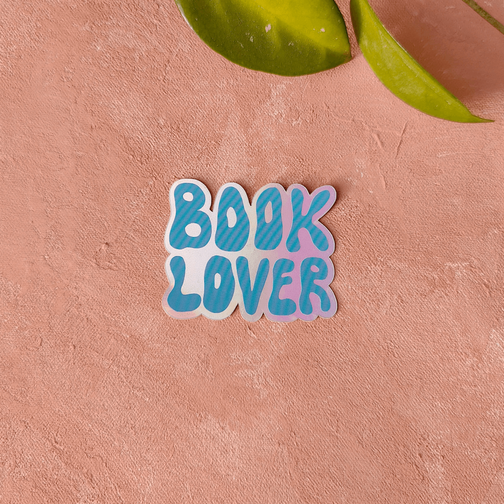 Book Lover | Holograafinen tarra