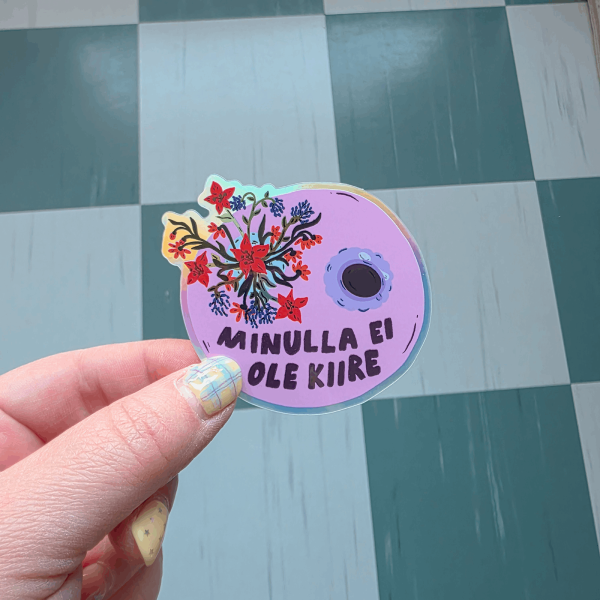 Minulla ei ole kiire | Holograafinen tarra