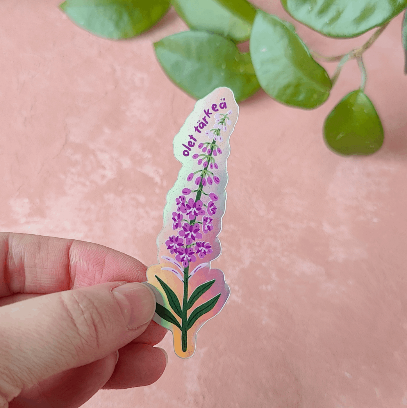 Olet tärkeä | Holograafinen tarra