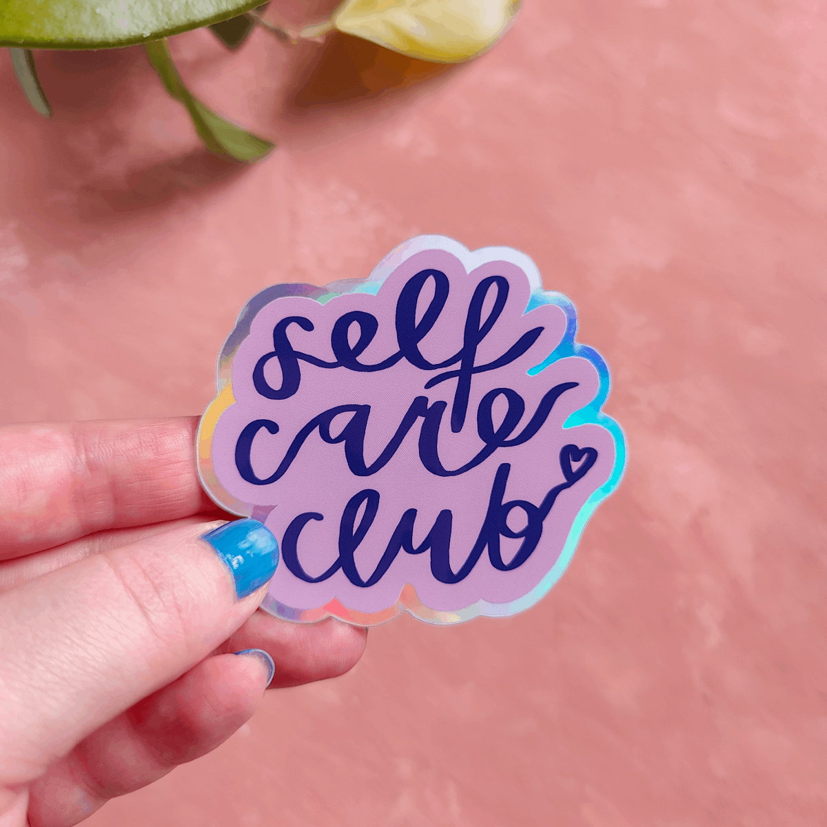 Self Care Club | Holograafinen tarra