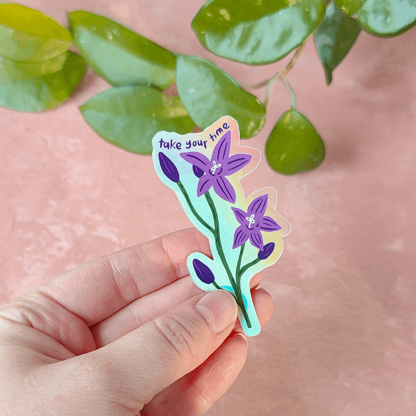 Take Your Time | Holograafinen tarra