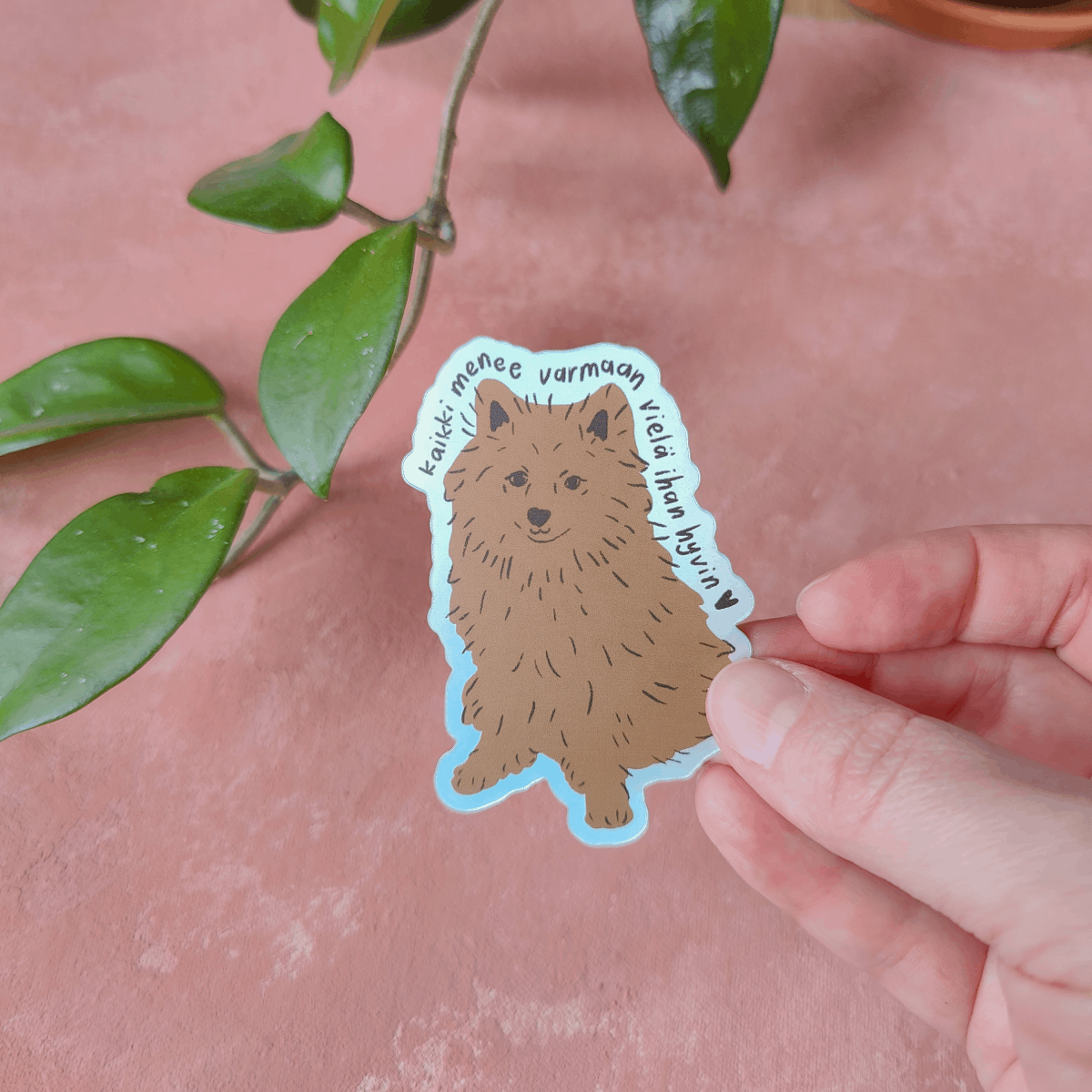 Toiveikas | Mattaholograafinen tarra