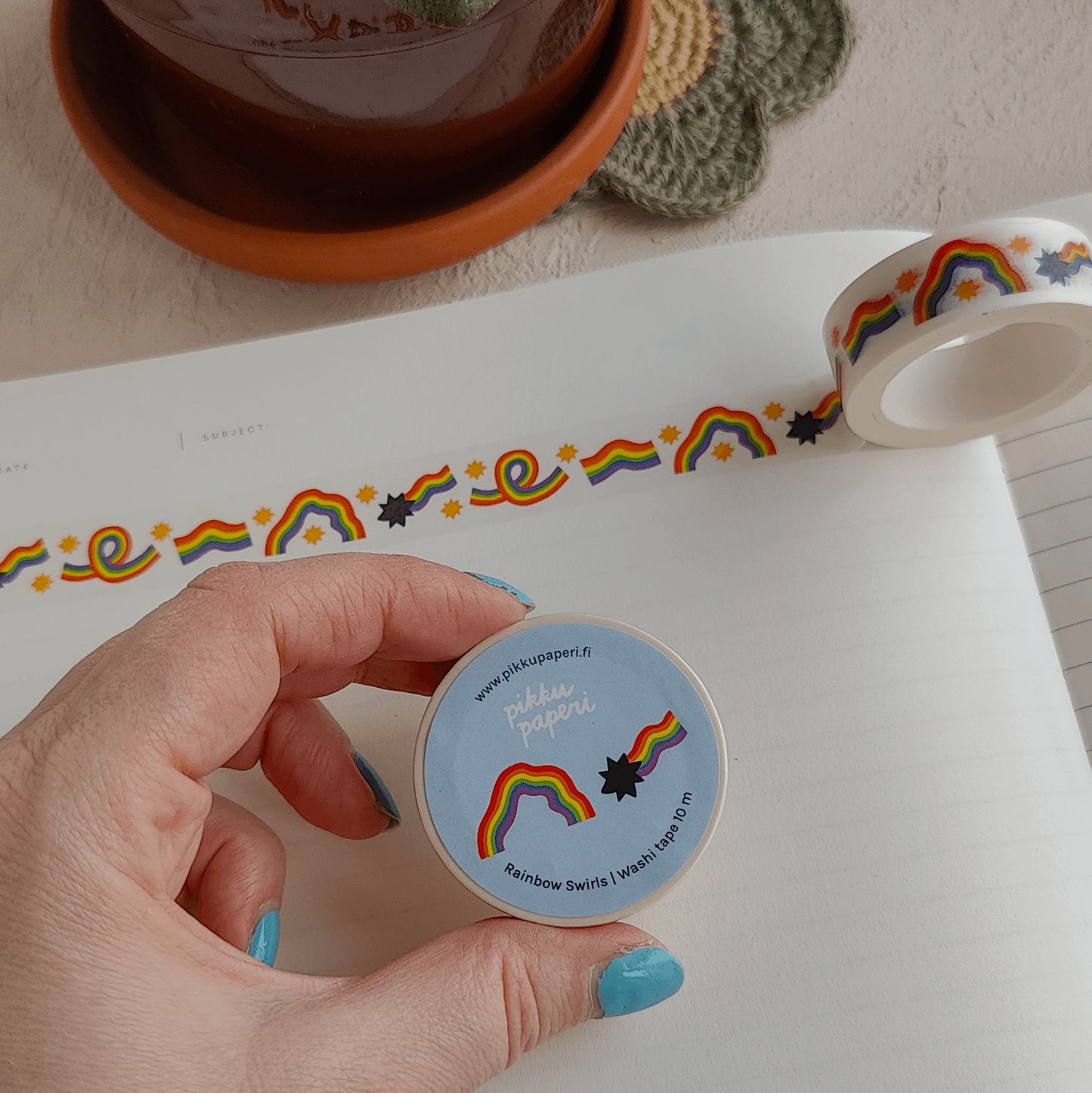 Rainbow Swirls | Washiteippi