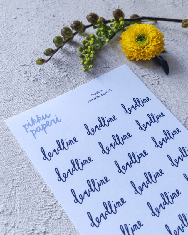 Deadline | Tarra-arkki