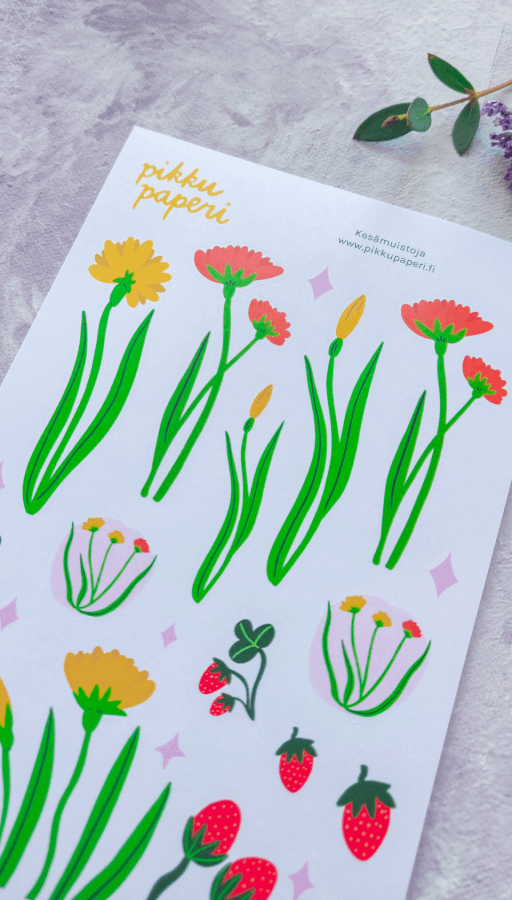 Kesämuistoja | Tarra-arkki