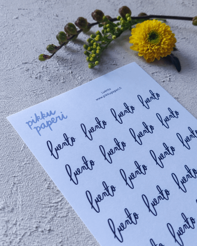 Luento | Tarra-arkki