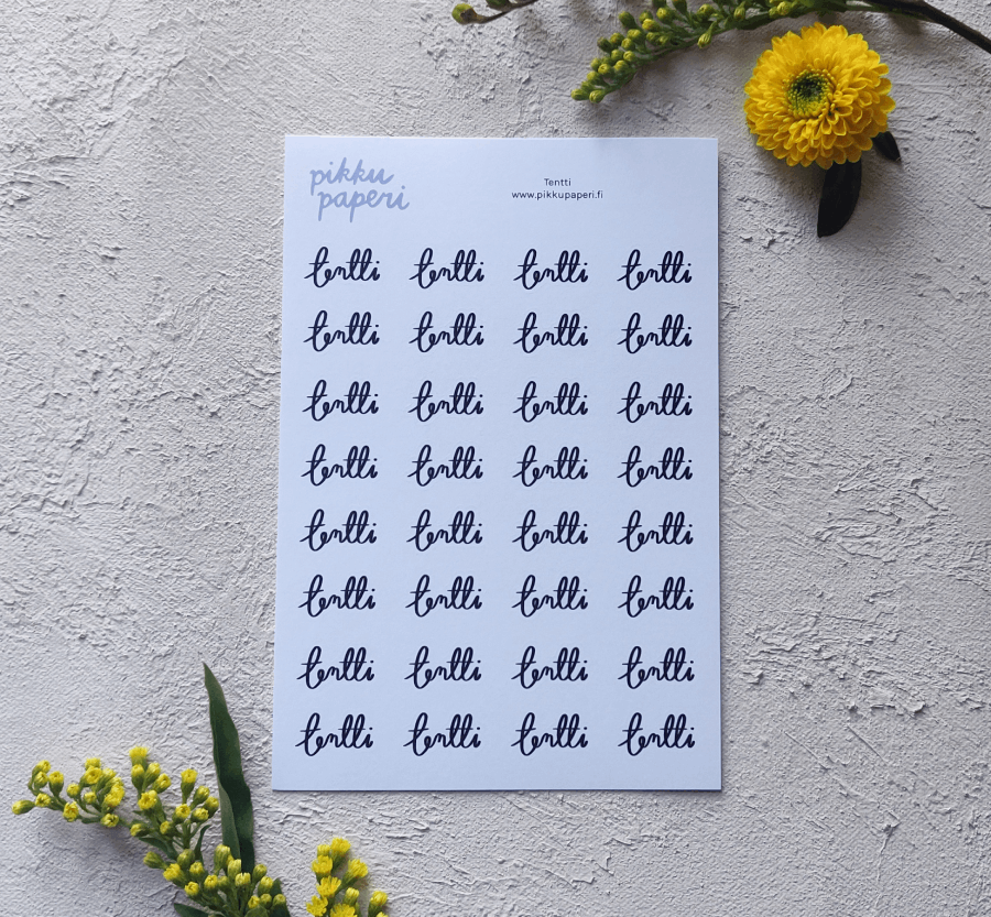 Tentti | Tarra-arkki