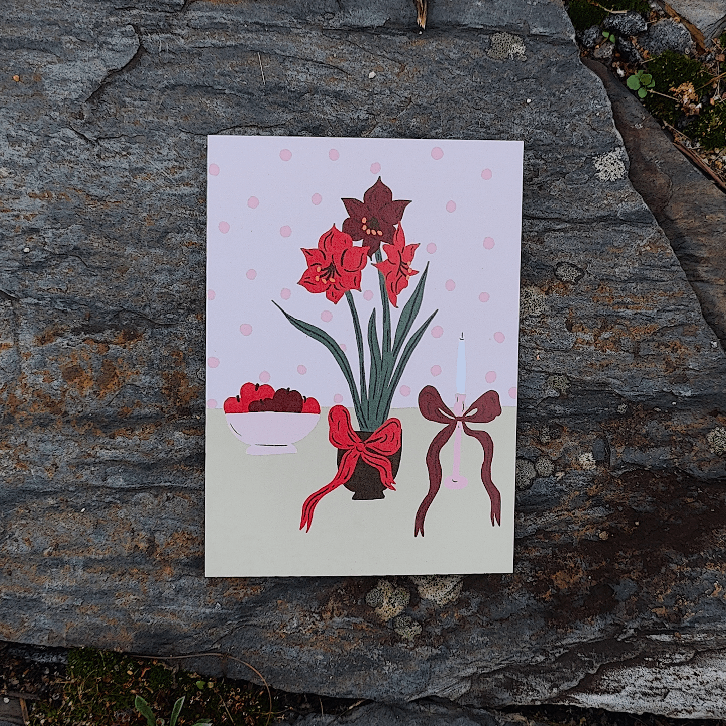 Amaryllis | Joulukortti