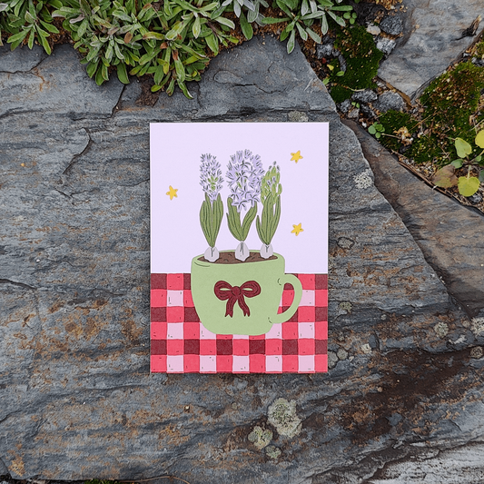 Hyasintti | Joulukortti