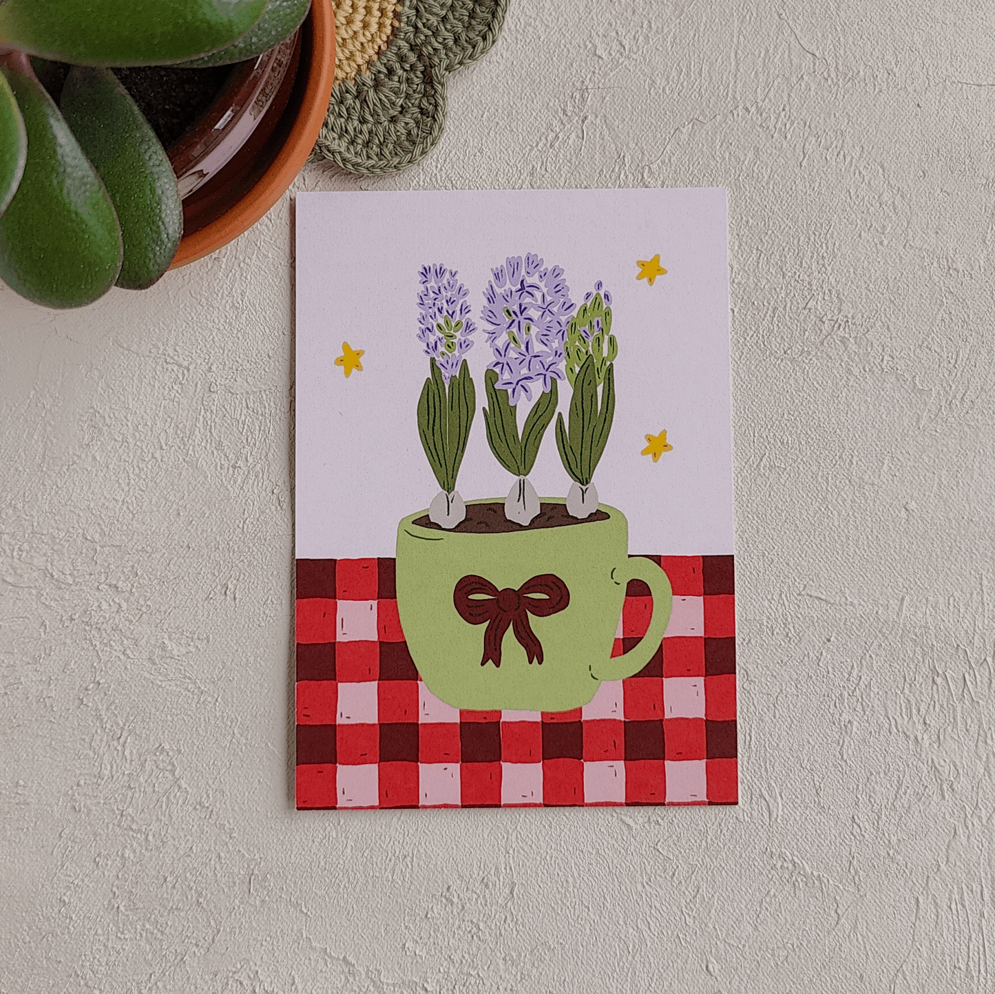 Hyasintti | Joulukortti