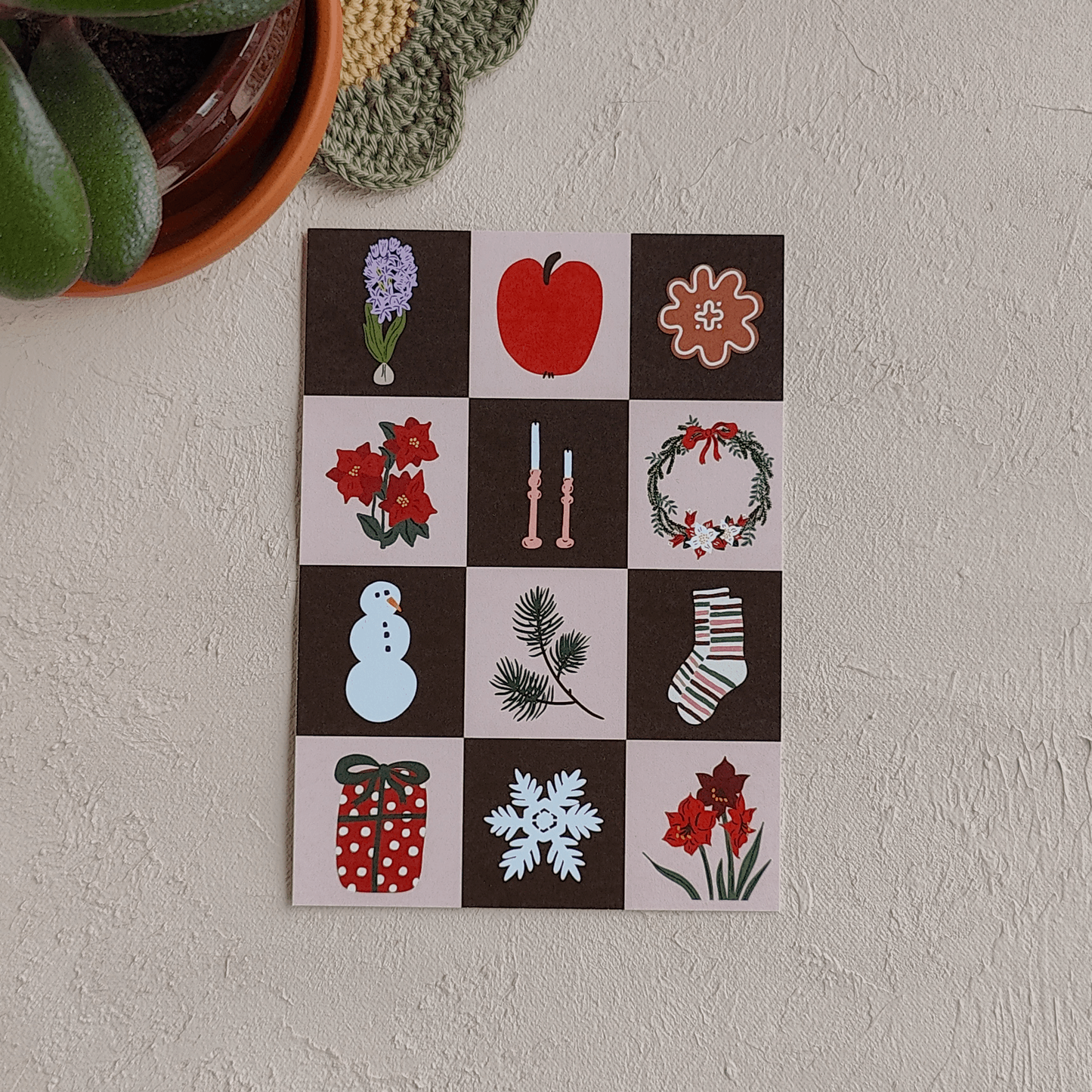 Jouluruudukko | Joulukortti