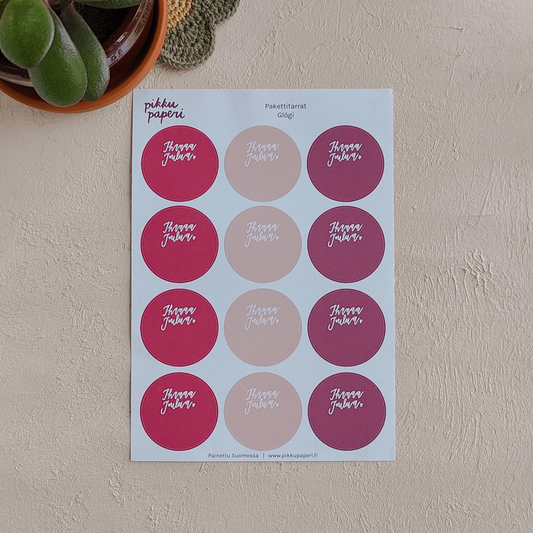 Glögi | Pakettitarra-arkki A5