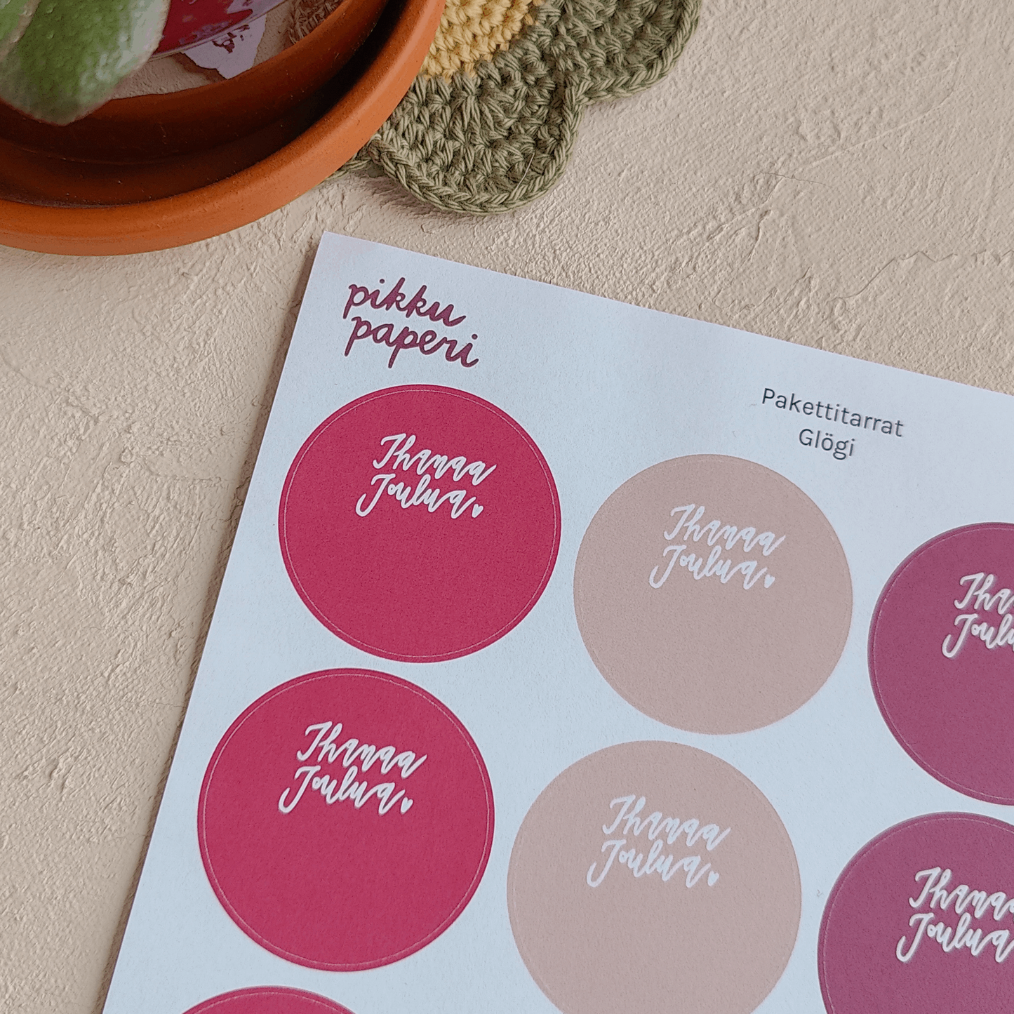 Glögi | Pakettitarra-arkki A5