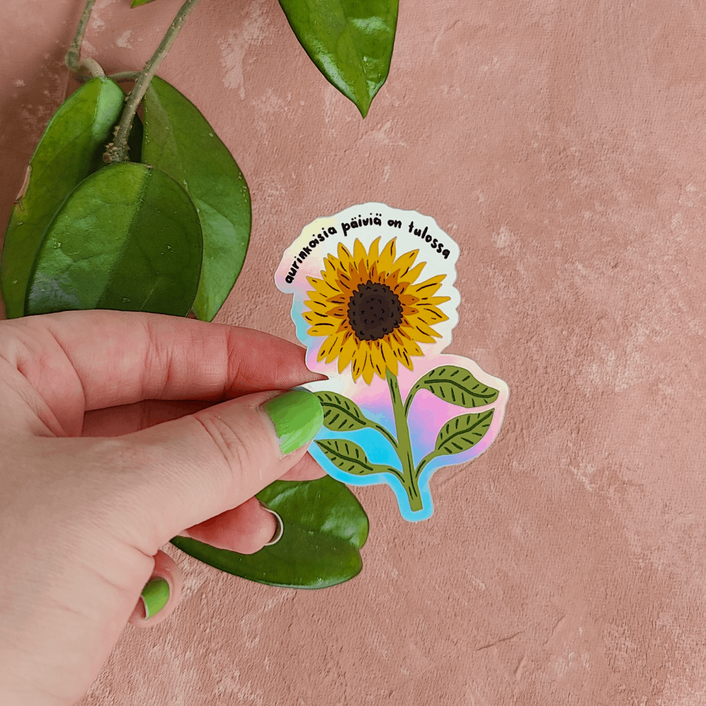 Aurinkoisia päiviä | Holograafinen tarra