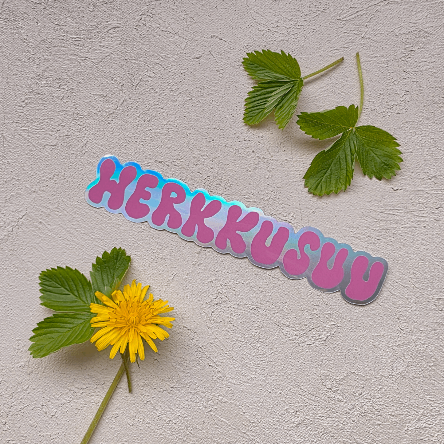 Herkkusuu | Holograafinen tarra