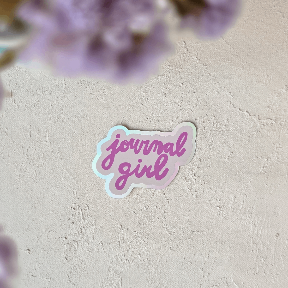Journal Girl | Holograafinen tarra