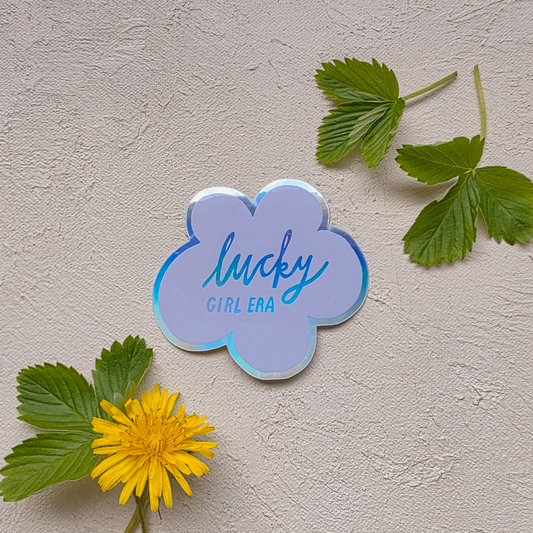 Lucky Girl Era | Holograafinen tarra