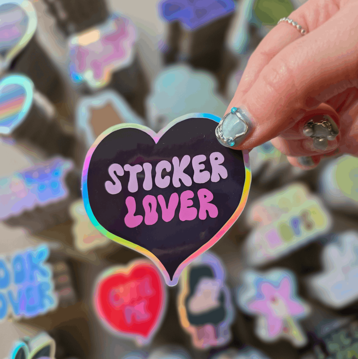 Sticker Lover | Holograafinen tarra