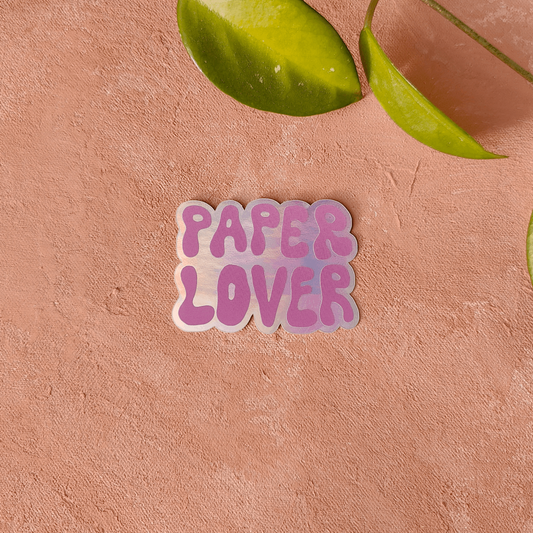 Paper Lover | Holograafinen tarra