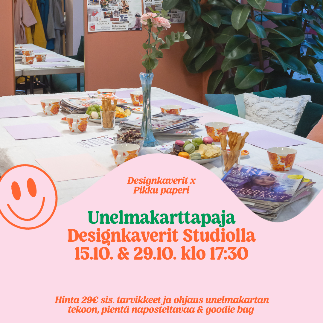 Unelmakarttapaja | 29.10.2024 klo 17.30