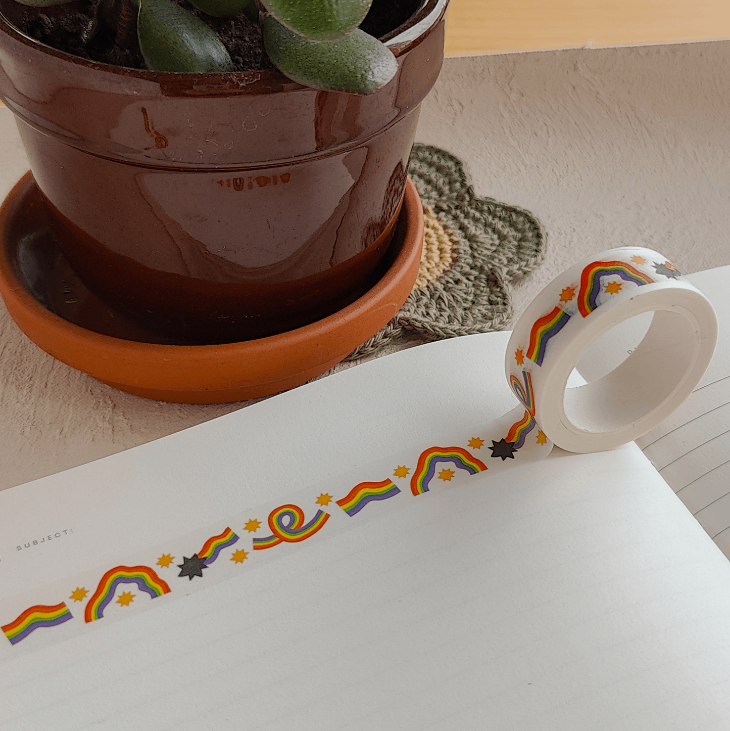 Rainbow Swirls | Washiteippi