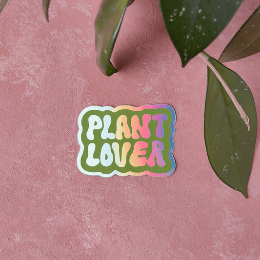 Plant Lover | Holograafinen tarra
