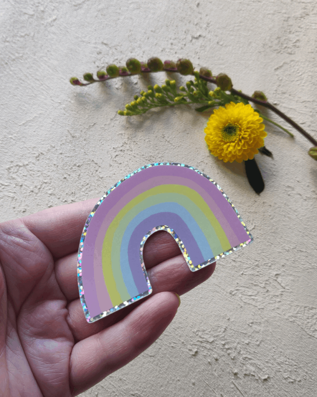 Pastel Rainbow | Glittertarra
